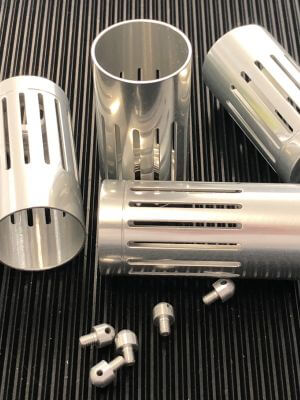 Mecanizado de Piezas de Aluminio 8 piezas mecanizadas de aluminio