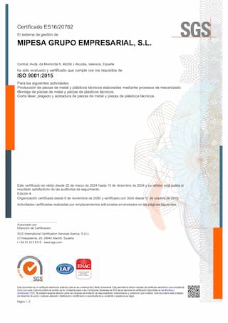 MIPESA GRUPO ISO9007