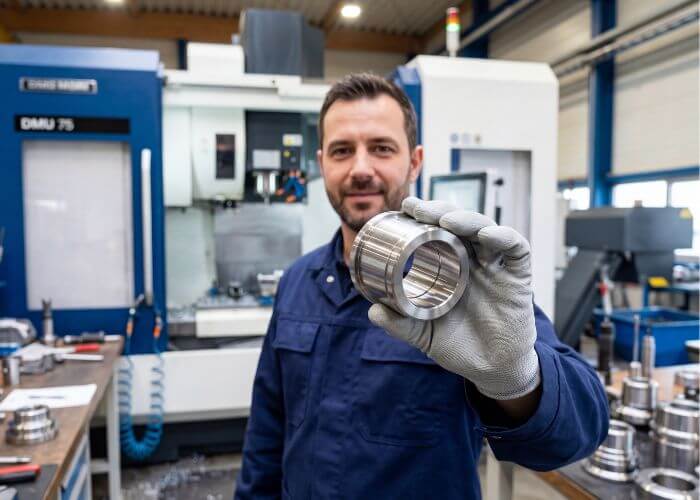 pieza mecanizada para el sector defensa