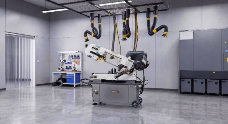 sierra cinta CNC mecanizado industrial