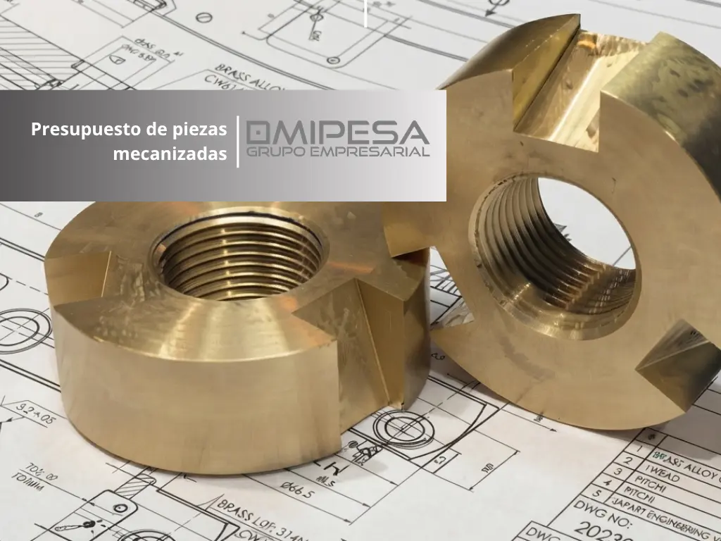Presupuesto de mecanizado de piezas